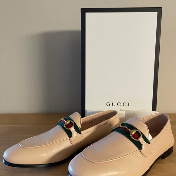 SOLD-NWT Gucci web loafers blush 37 - Picture 6 of 8